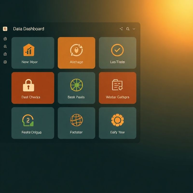 Grid of Nexxlivo service modules on a dark dashboard